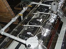 Цилиндр с вакуумной дегазацией и принудительным охлаждением вентиляторами